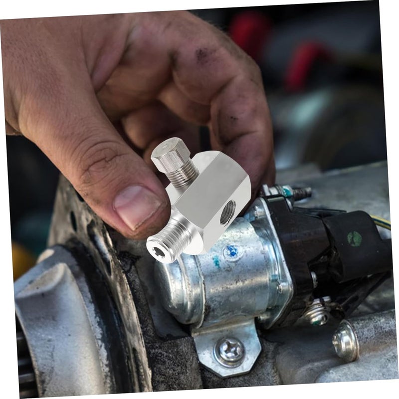 Aluminum Alloy Quick Connect Adapter For Oil Pressure Gauge Hydraulic System Car Accessories - Image 4